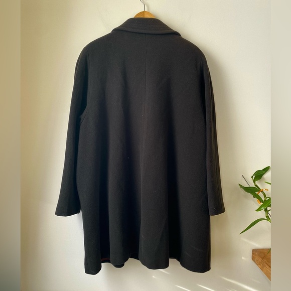 Vintage Dark brown/olive  coat - Picture 11 of 12